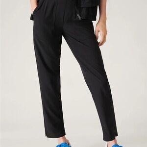 Athleta Brooklyn utility pants in olive green